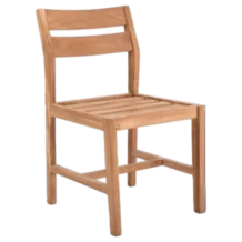 Out Door Dining Chair - Jasmine - Teak,Wood - W46xD58xH85cm