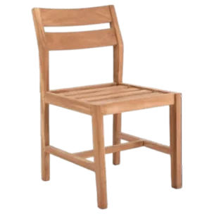 Out Door Dining Chair - Jasmine - Teak,Wood - W46xD58xH85cm