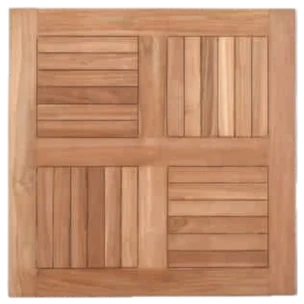OutDoor Square Table Top - Bistro- Wood Teak - 70x70cm