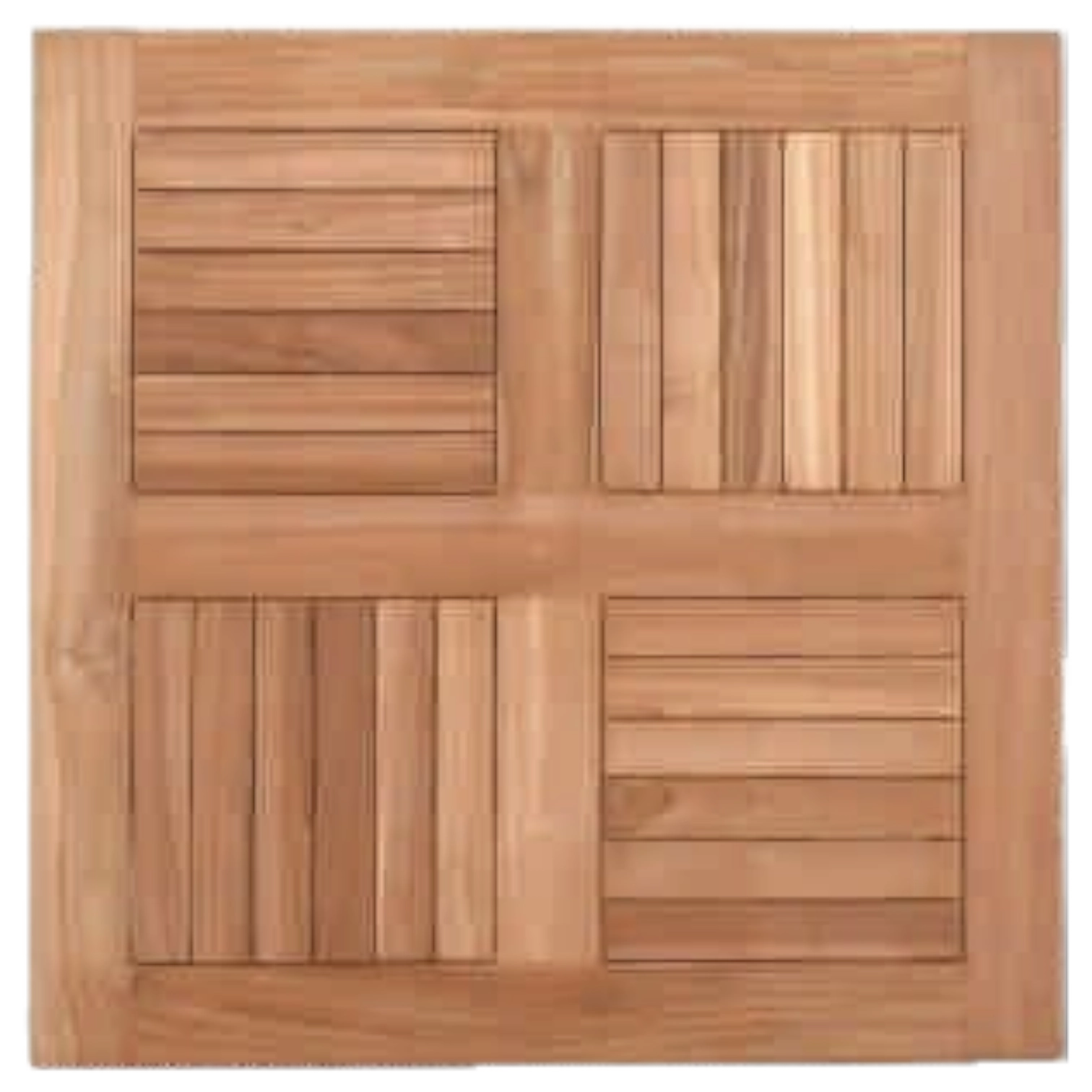 1334001008_TGF-260-Bistro-teak-top-square OutDoor Square Table Top - Bistro- Wood Teak - 70x70cm