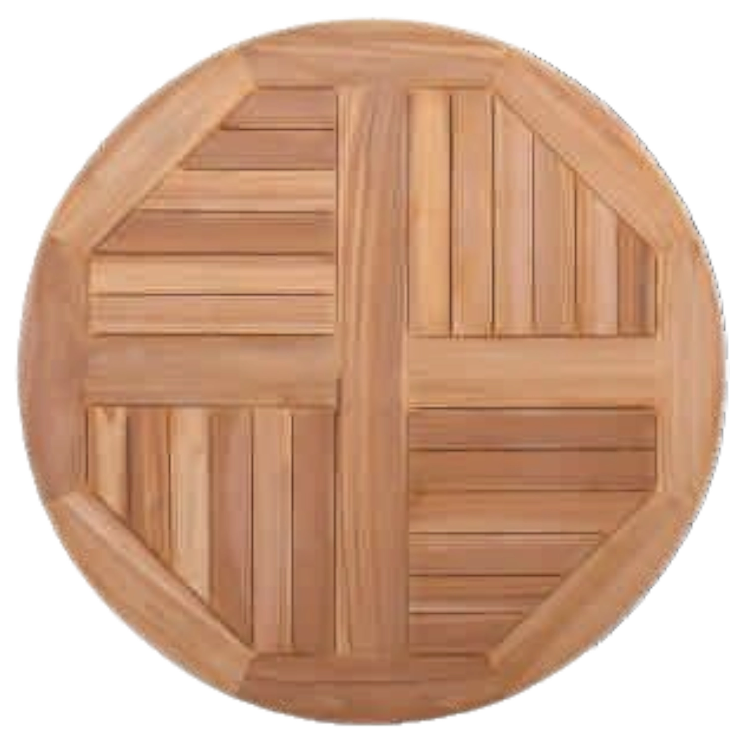 1334001010_TGF-258-Bistro-teak-top-round OutDoor Round Table Top -Bistro- Wood Teak - 60Dia