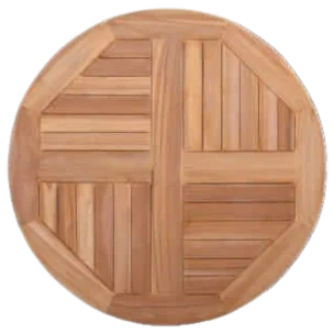 OutDoor Round Table Top -Bistro- Wood Teak - 80Dia and 70 Dia