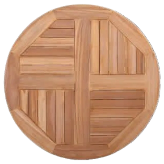 OutDoor Round Table Top -Bistro- Wood Teak - 80Dia and 70 Dia