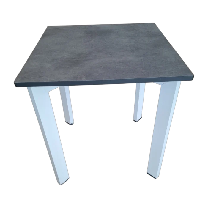ALUMINIUM SIDE TABLE 40x40xH50cm