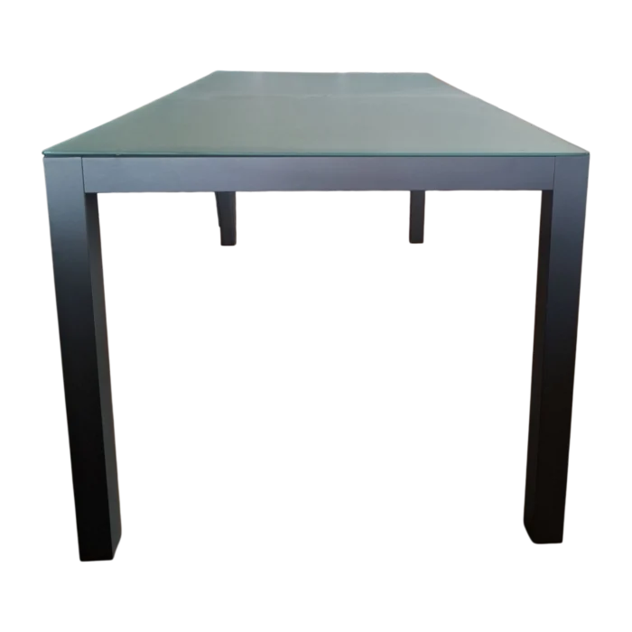 Vigo Dining Table — Aluminum, Glass - Dark Grey - 180x90xH72cm