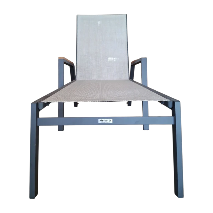 ALUMINIUM TEXTLINE SUNBED