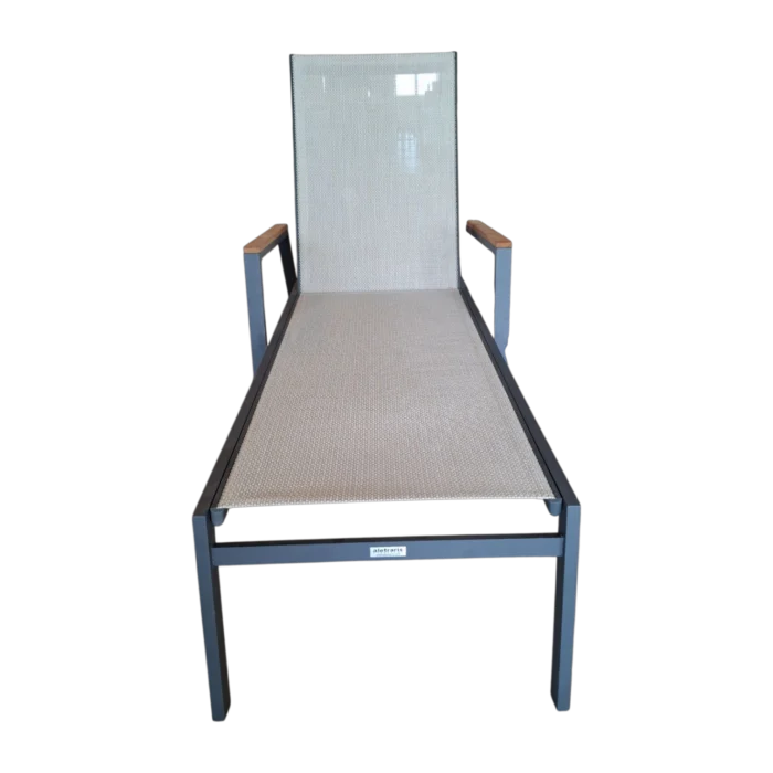 ALUMINIUM TEXTLINE SUNBED