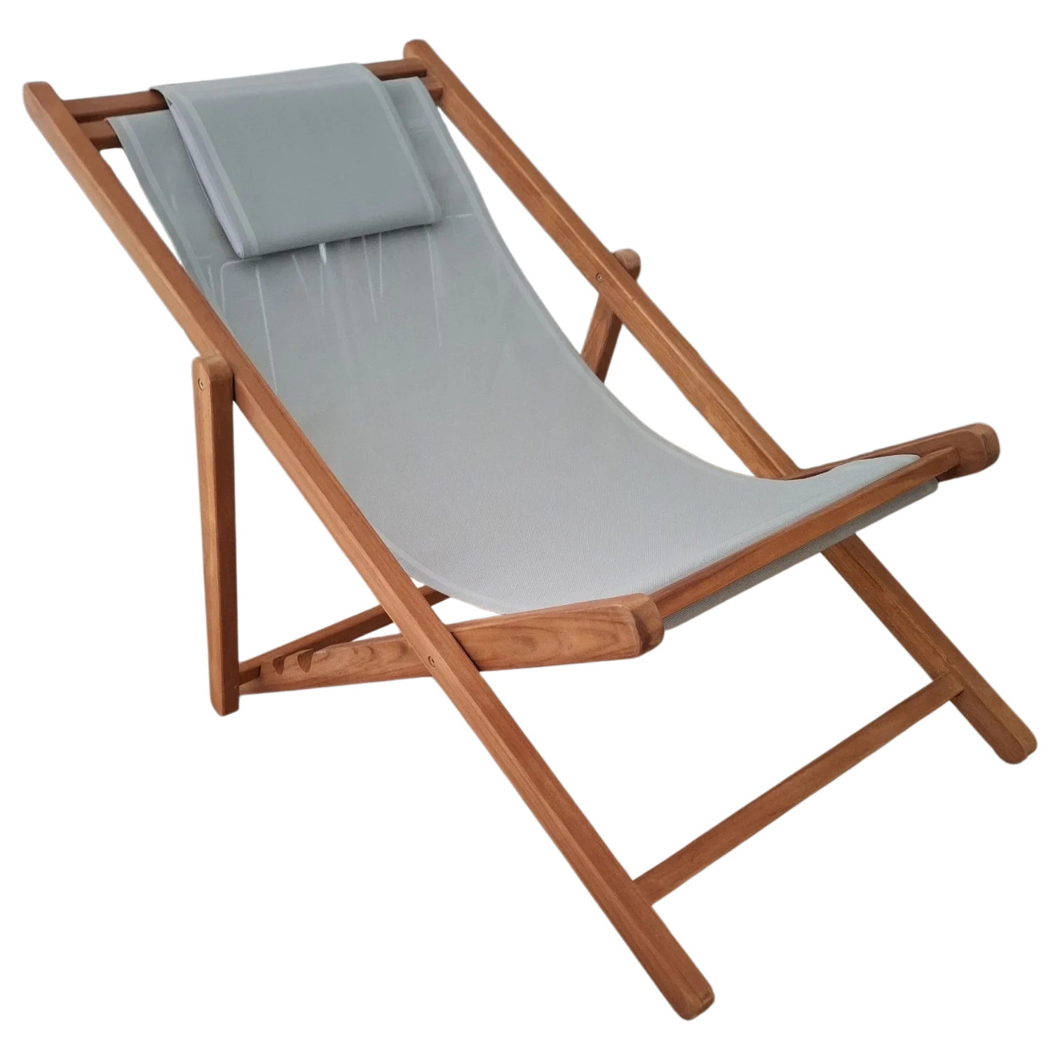 001303001025_EX-LL019 Relax Folding Chair - Capri - Textline- Wood TEAK