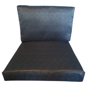 1Seated Sofa Outdoor ALuminium Cushion Charcoal- Textline