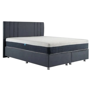 Storage Bed - RODIN,EVOSLEEP- FABRIC,MICROFIBER - DARK GREY - SIDE VIEW