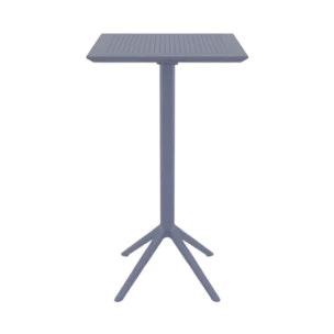 Outdoor -Aero Bar Table- Polypropylene - Dark Grey- 60x60x108cm