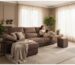 Rabat corner sofa with storage and hidden poofs