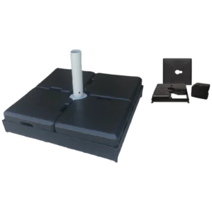 UMBRELLA BASE WITH ADAPTER FOR 5x5m 85x85xH20.75 (18.75)