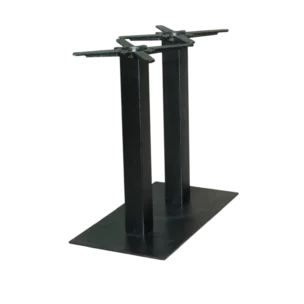 Atlas 12 Table Base - Cast Iron - Black - 40 × 70 × H73 cm