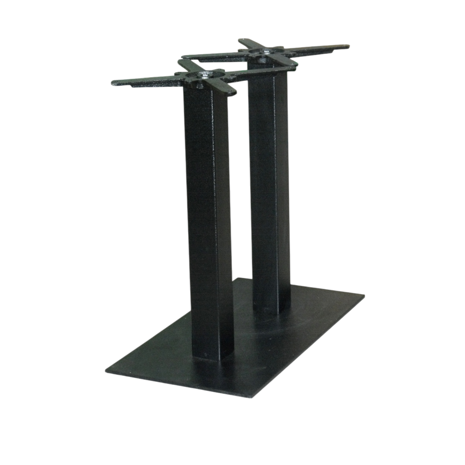 001135037080-ISSL-6573 Atlas 12 Table Base - Cast Iron - Black - 40 × 70 × H73 cm