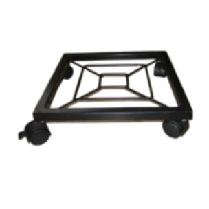 Polystone - BASE POT W With Wheels- Black