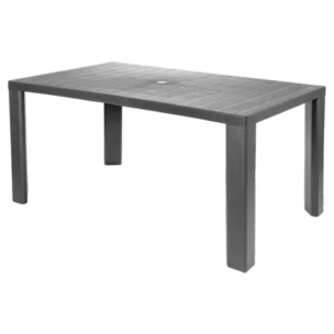 OUTDOOR PLASTIC TABLE 150x90xH72cm