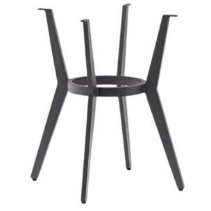 Nova 4-Leg Table Base - Aluminum - Charcoal - DIA61xH74cm