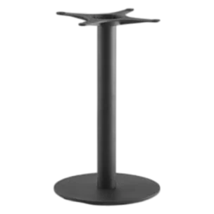 Titan Round Table Base - Cast Iron - Black - Dia45x72cm