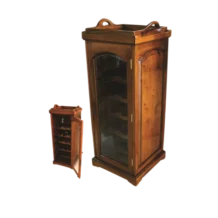 Malcio Wine Rack - Walnut- Solid wood - 38x38x92cm