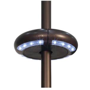 Luna Bluetooth Speaker - Black - with lights iside of umbrella