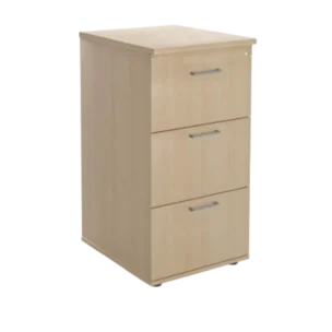 Caddy 3 Drawers Unit- Oak/white - 48.4X62.5X75 cm