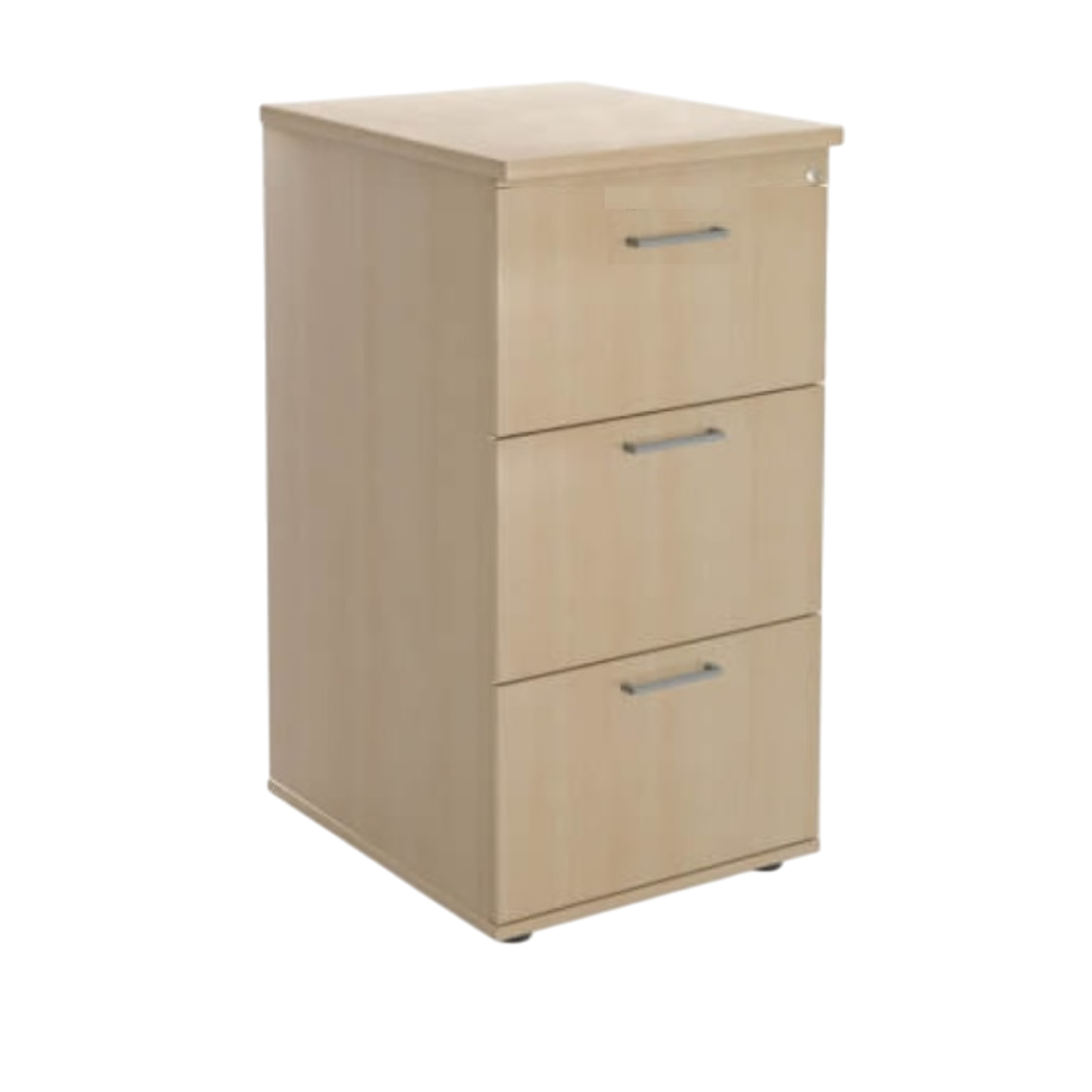 011226033023-HX-CF6FC3D Caddy 3 Drawers Unit- Oak/white - 48.4X62.5X75 cm