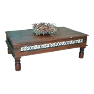 COFFEE TABLE X-GRILL 100X100X40