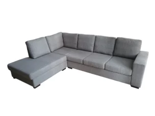 Haven Corner Sofa - L-shape - Grey Left - fabric - 275x200cm
