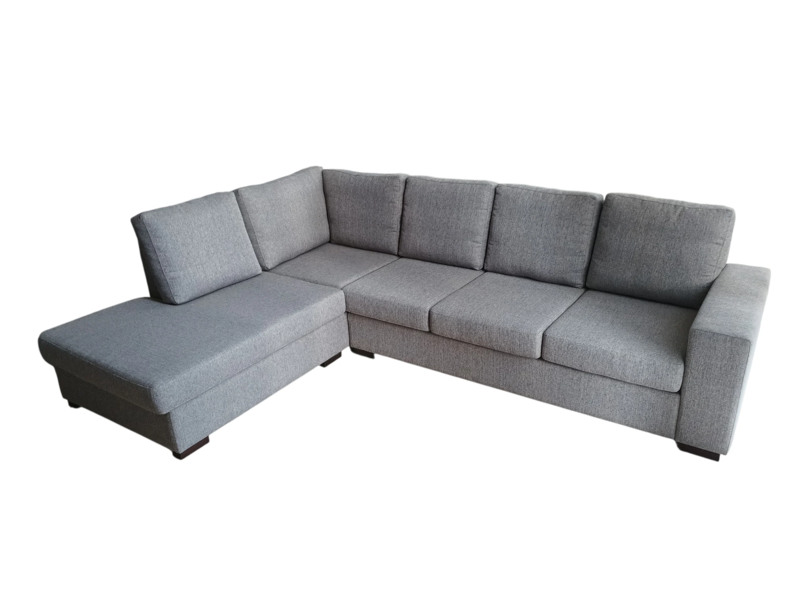 012260041008-SE-ALE23_2 Haven Corner Sofa - L-shape - Grey Left - fabric - 275x200cm