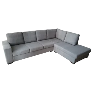 Haven Corner Sofa - L-shape - Grey Left - fabric - 275x200cm