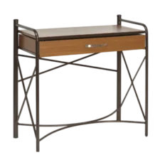 METAL DRESSER 1 DRAWER - rust/ cherry - 81x37xH82/79cm