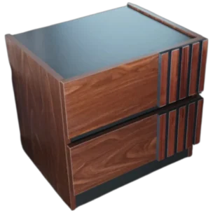 Mercedes Night Stand - melamine - walnut - 43x50xh48cm