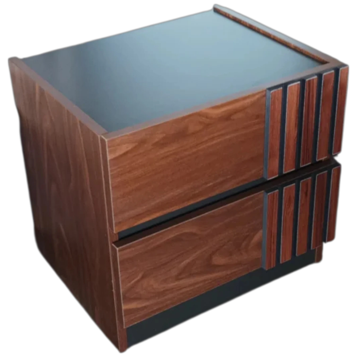 012339040001-TL-MERCEDES-WLINES Mercedes Night Stand - melamine - walnut - 43x50xh48cm