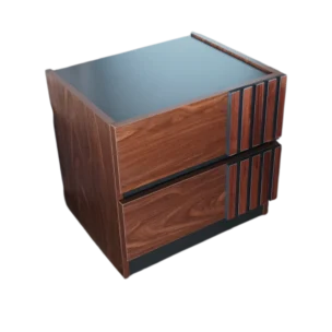 Mercedes Night Stand - melamine - walnut - 43x50xh48cm