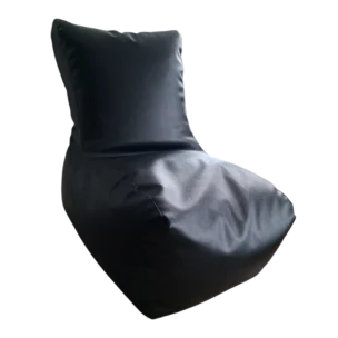 Doria Bean Bag - Black PU - L shape