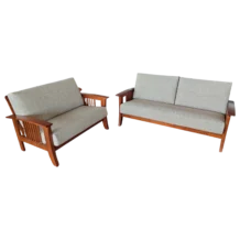Boden Sofa Set - Old school sofa set - solid wood