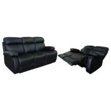 RECLINER SOFA SET with a 3-seater sofa and 2 seater sofa