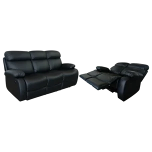 RECLINER SOFA SET with a 3-seater sofa and 2 seater sofa