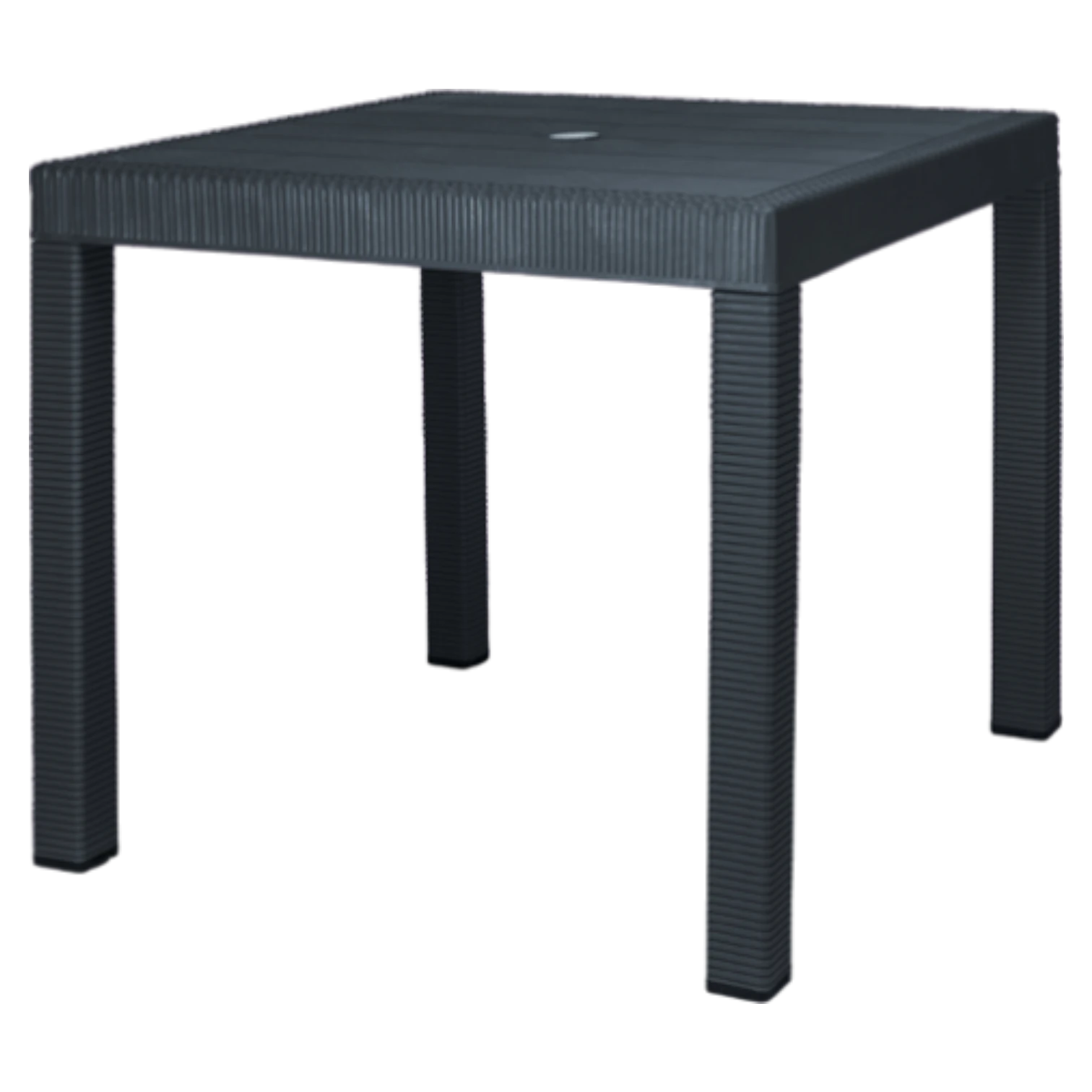 001231004014_JP-CARIBE CARIBE PLASTIC OUTDOOR DINING TABLE 80x80xH73cm Athracite