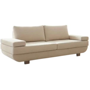 Prime 3-Seater Sofa - Fabric - LIGHT BROWN