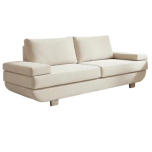 Prime 2-Seater Sofa - Fabric - LIGHT BROWN