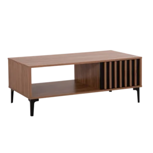 Alpine Modern Coffee Table - MElamine wood - Walnut - 110x60xH44cm