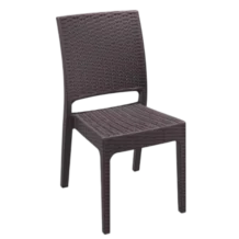 OutDoor chair - PORTOFINO,Indiana- Polypropylene - Brown- 45x52x87cm