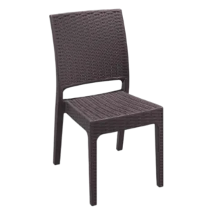 OutDoor chair - PORTOFINO,Indiana- Polypropylene - Brown- 45x52x87cm