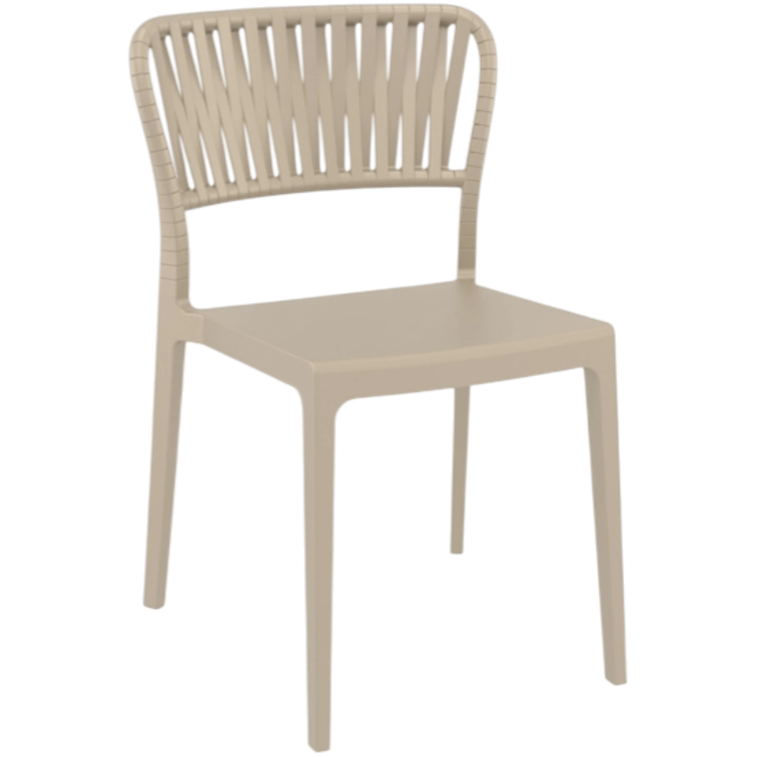 001291004082-ZO-PORTOFINO-Taupe OutDoor chair - PORTOFINO,Aero- Polypropylene - Taupe- 52x56x83cm