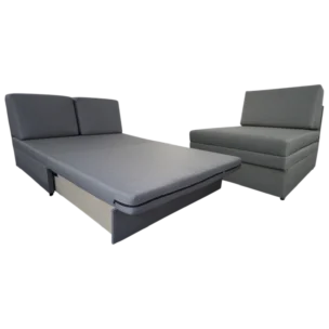 Rainbow SofaBed SET— Grey - Fabric -