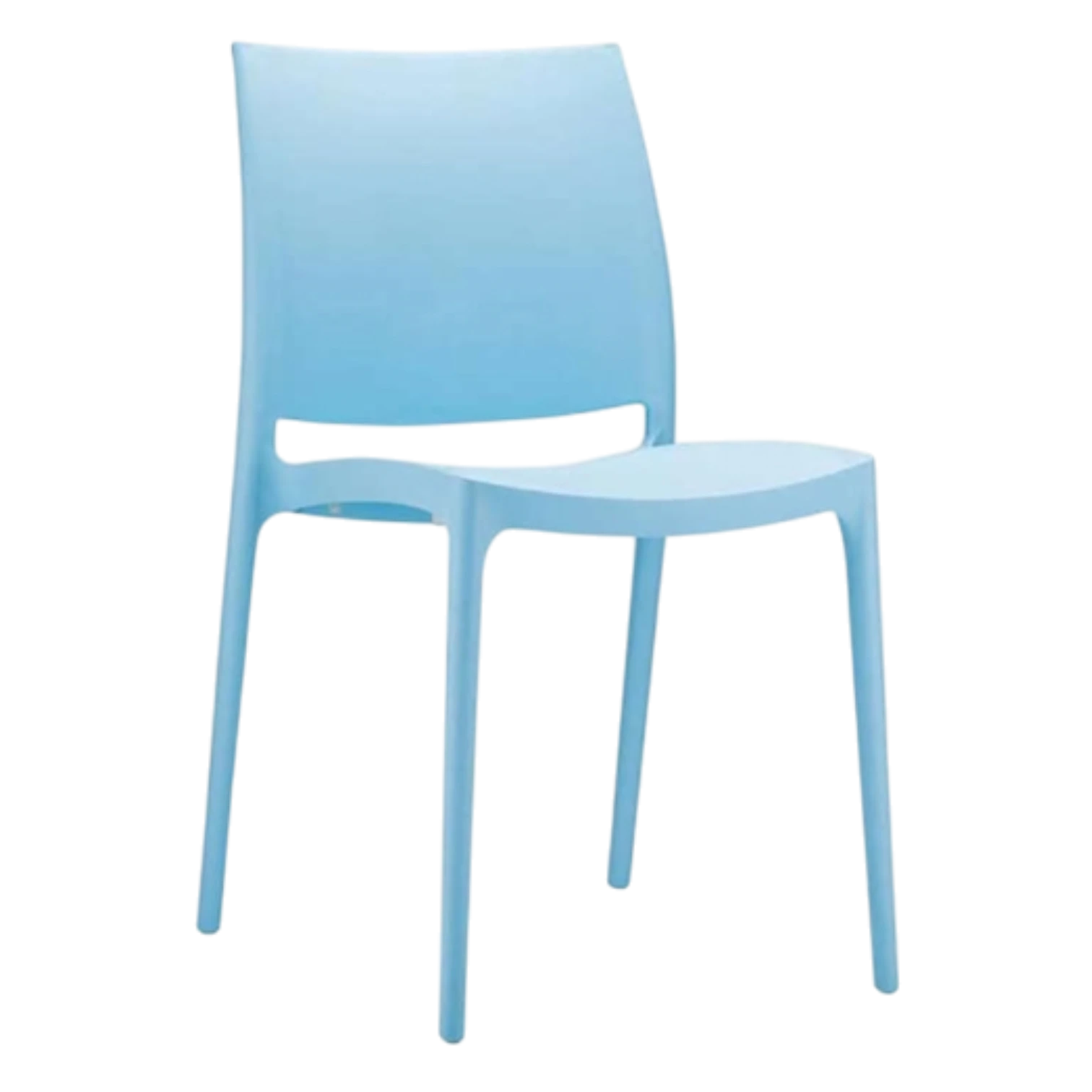 001291004033-ZO-MAYA-LIGHT BLUE OutDoor Chair- MAYA,Tavira- Polypropylene - Light Blue - 44Χ50Χ81cm