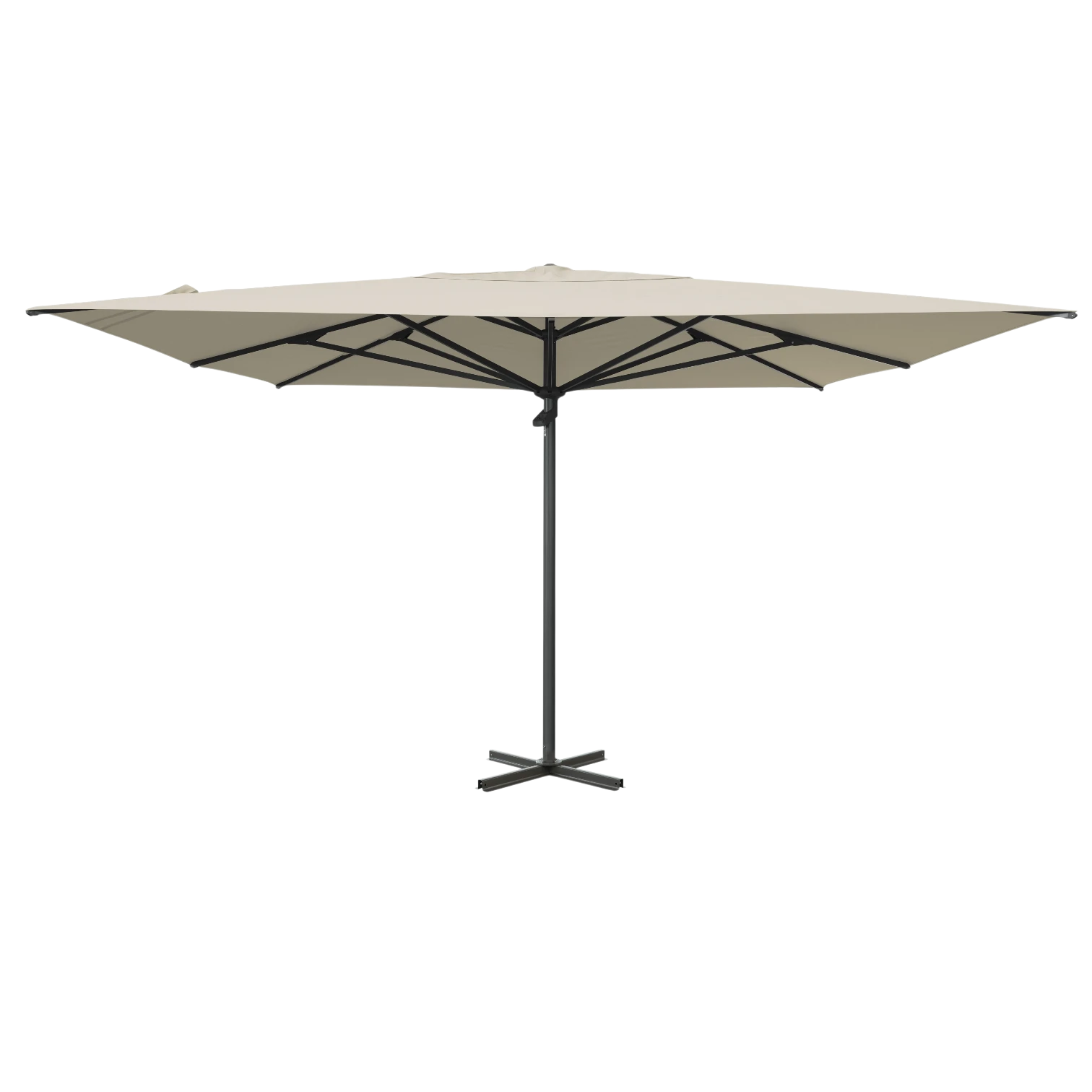 001011003116-AA-UP4x4m-2026 Darche 4x4 Square Umbrella - Beige color - Aluminum frame - Telescopic sysem - Polyester fabric