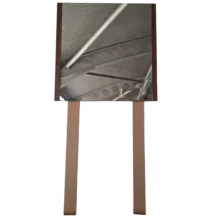 Mirror 80x80 cm for dresser walnut bedroom indoor